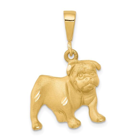 10K Yellow Gold Dog Charm,All Products : American Fashion Style Bags On Sale